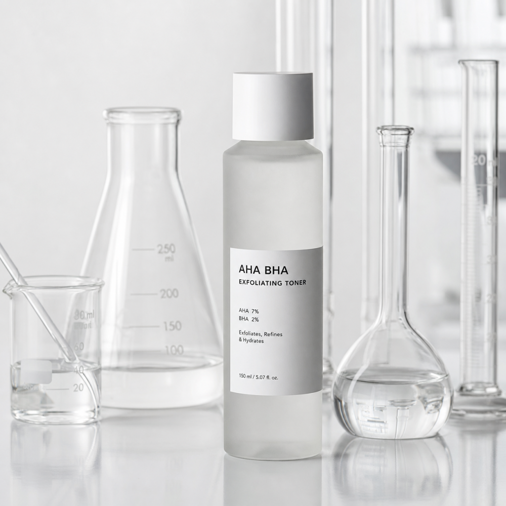 AHA BHA exfoliating toner
