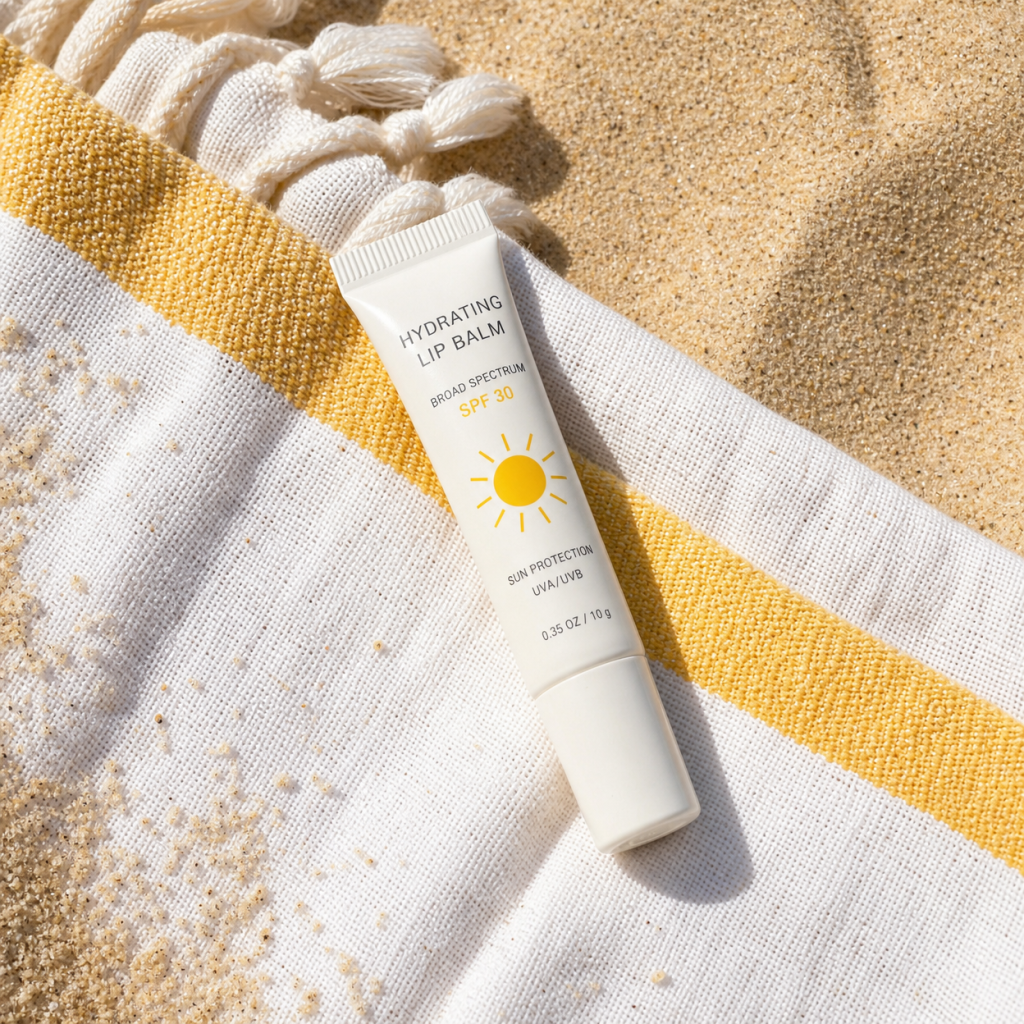 hydrating lip balm with SPF